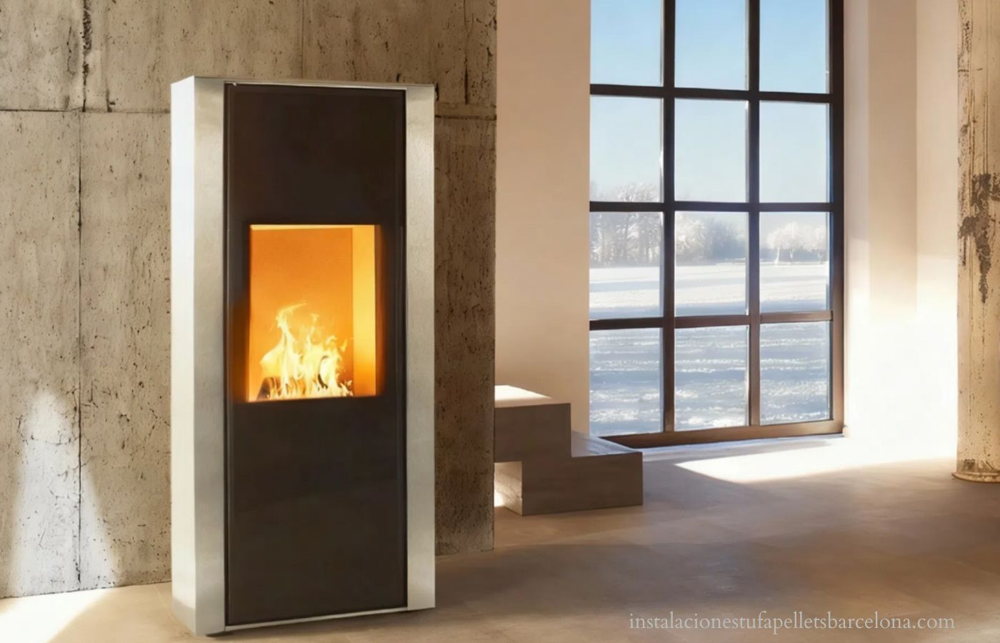 Estufas de pellets con instalación incluida en Barcelona