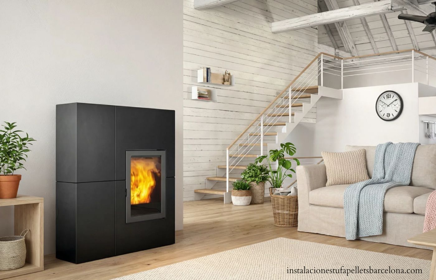 Hidroestufas de pellets con instalación incluida en Barcelona
